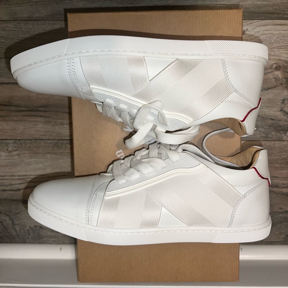 Christian Louboutin White Sneakers Sleek Minimalist Design - Picture 3 of 11